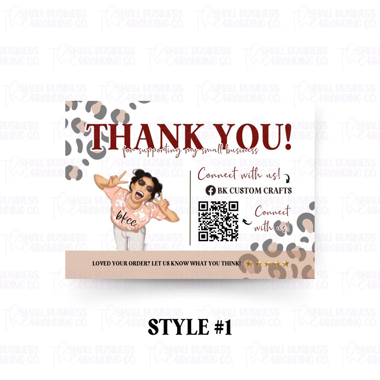 Custom Thank You Card