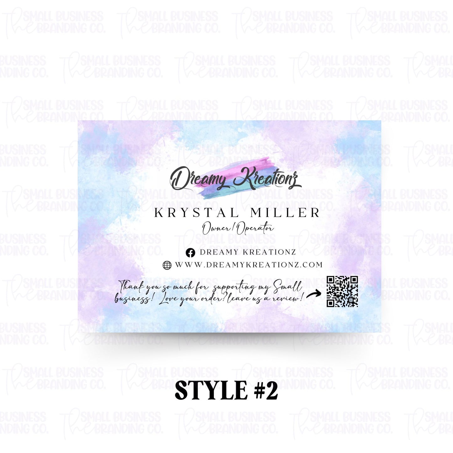 Custom Thank You Card