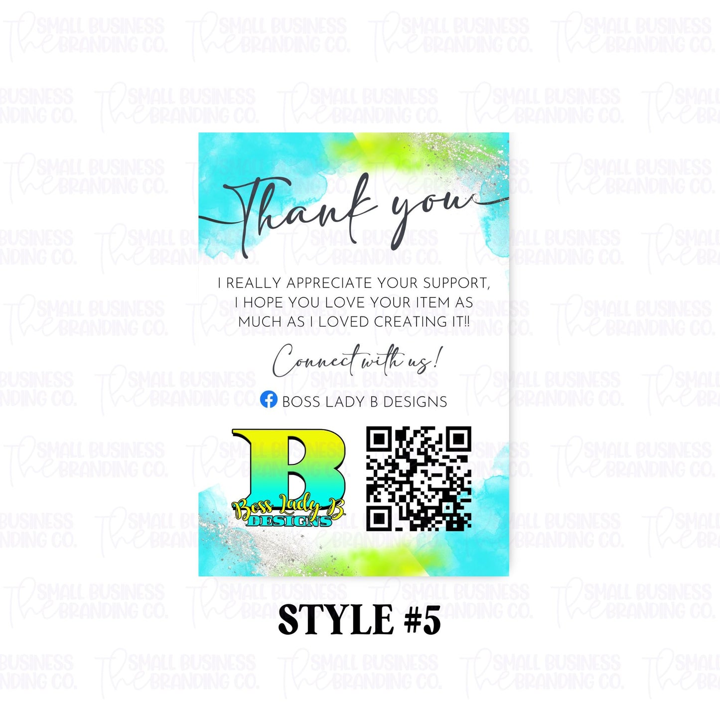 Custom Thank You Card