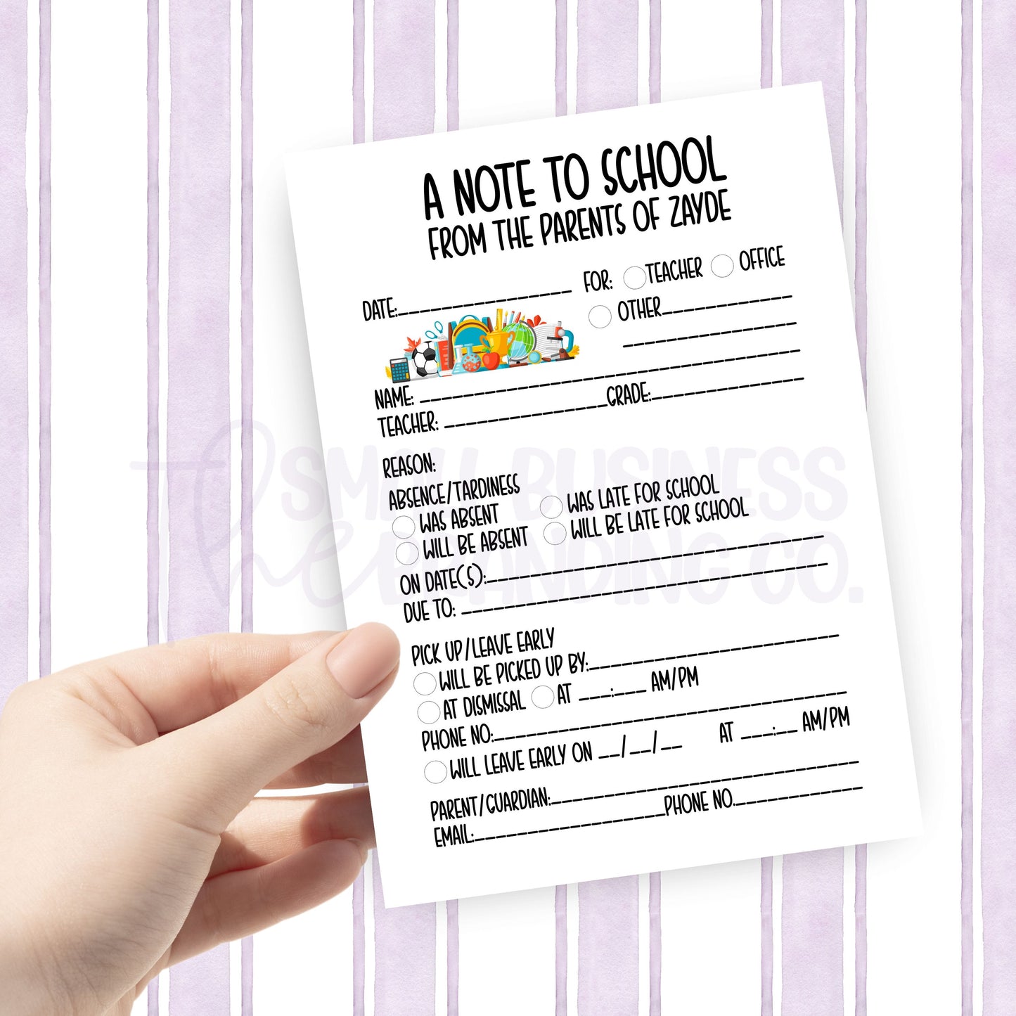 Note to school - Notepads