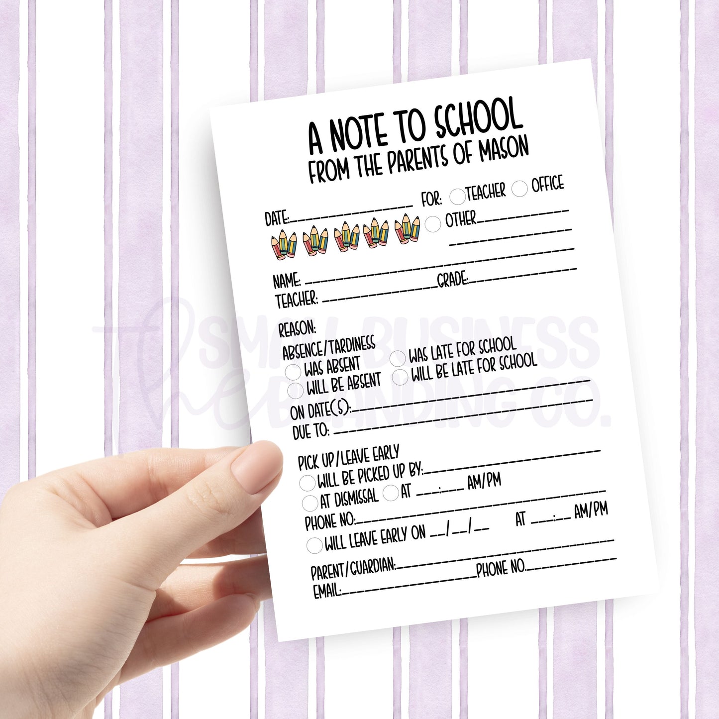 Note to school - Notepads