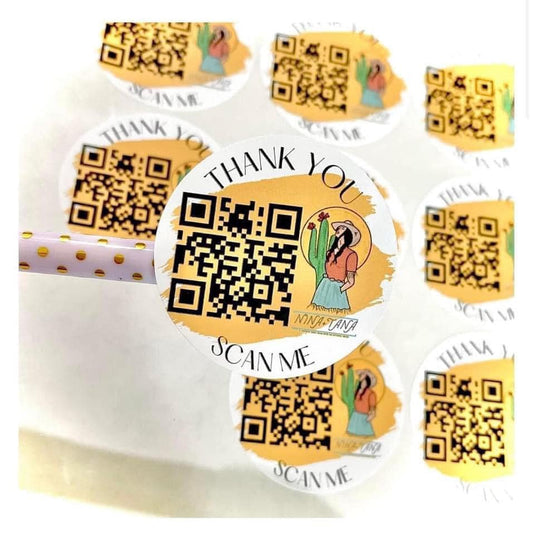 Custom Logo/Qr Sticker - 2 inches Matte