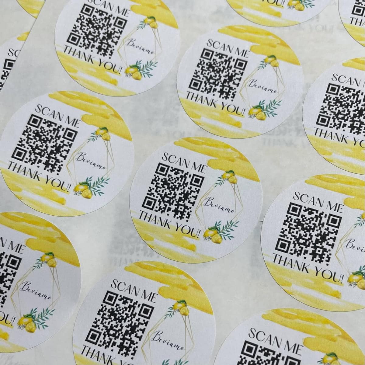Custom Logo/Qr Sticker - 2 inches Matte