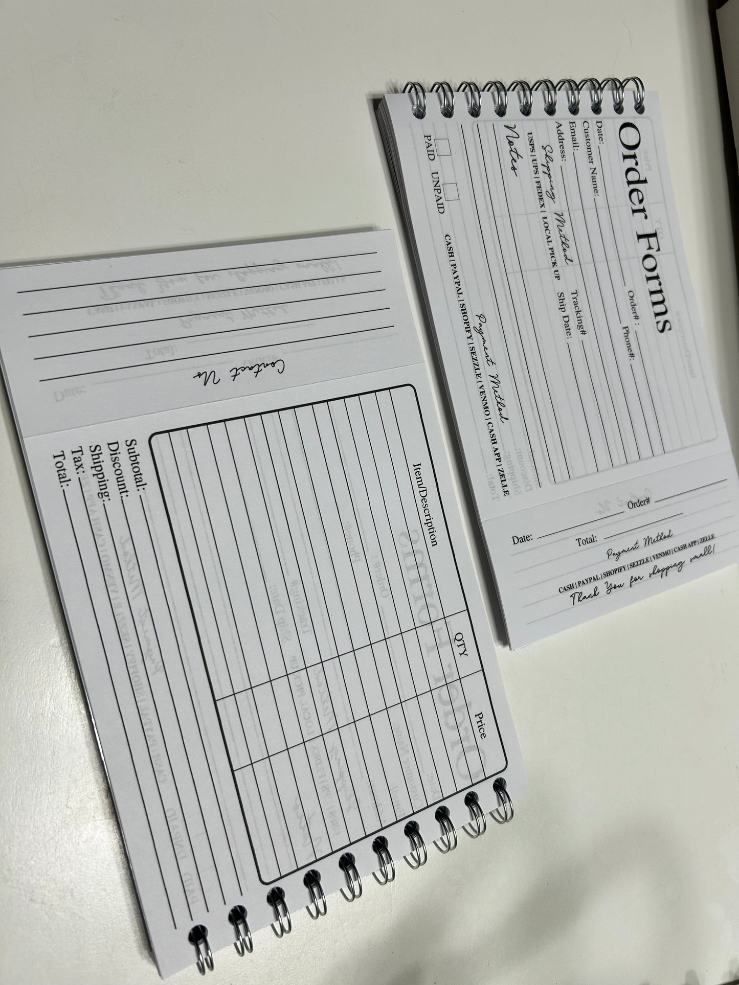 Custom Order Forms - Gen2