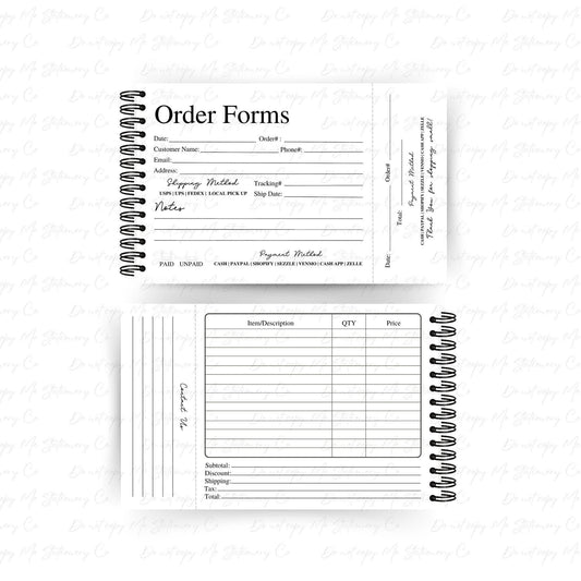 Custom Order Forms - Gen2
